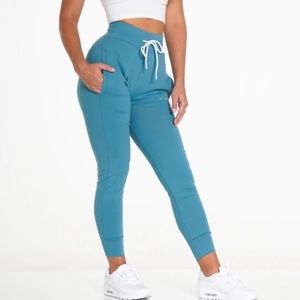 NVGTN Jogger/ Legging Hybrid, Steel Blue Size S